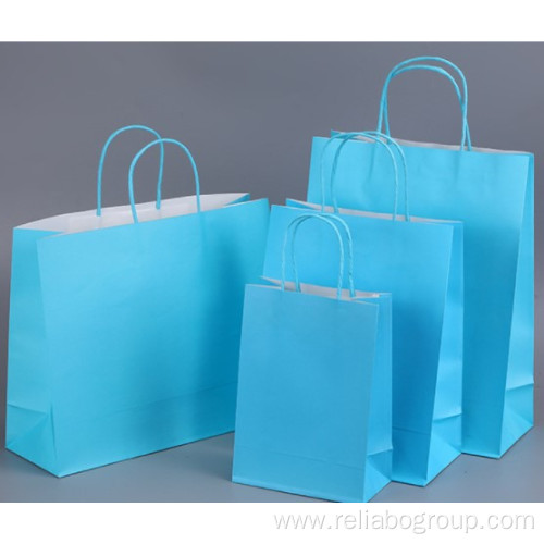 Brown Kraft Paper Bags with handles Shopping Bag